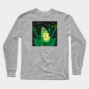 Hatching Avocado Long Sleeve T-Shirt